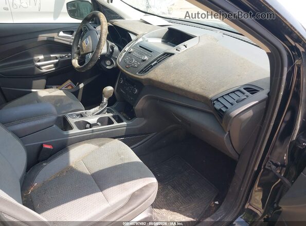 1FMCU0GD9HUB51686 2017 FORD ESCAPE Black უკანა სალონის ხედი