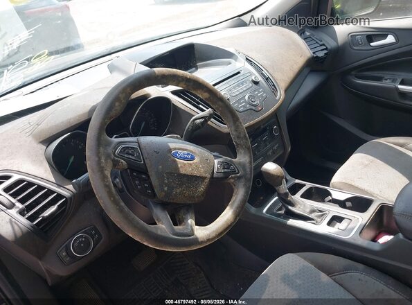 1FMCU0GD9HUB51686 2017 FORD ESCAPE Black წინა პანელის ხედი