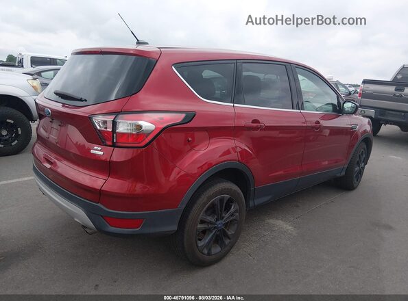 1FMCU0GD9HUC90328 2017 FORD ESCAPE Красный Задняя правая четверть