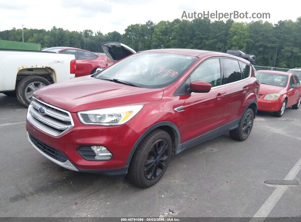 1FMCU0GD9HUC90328 2017 FORD ESCAPE Красный Передняя левая четверть