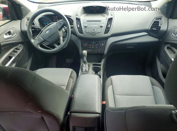 1FMCU0GD9HUD52021 2017 FORD ESCAPE Red Vista del salpicadero