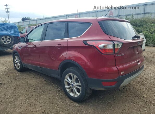 1FMCU0GD9HUD52021 2017 FORD ESCAPE Red Trasero izquierdo