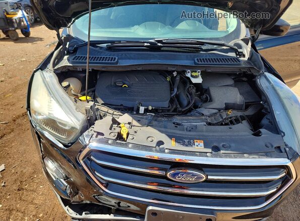1FMCU0GD9HUE15313 2017 FORD ESCAPE Black Սալոնի հետևի տեսք