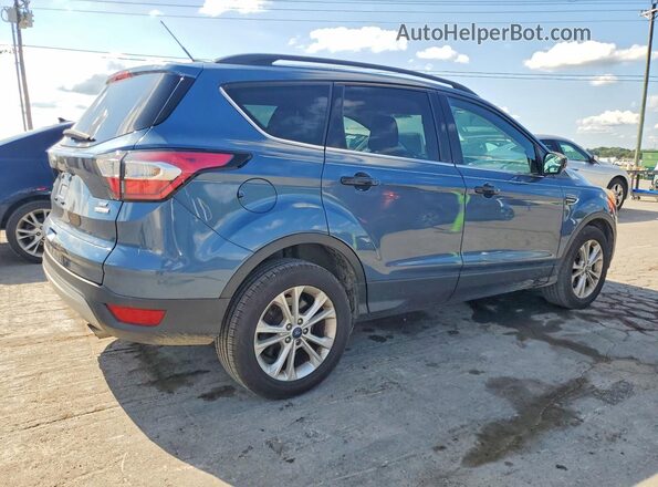 1FMCU0GD9JUA03480 2018 FORD ESCAPE Blue Tył prawy