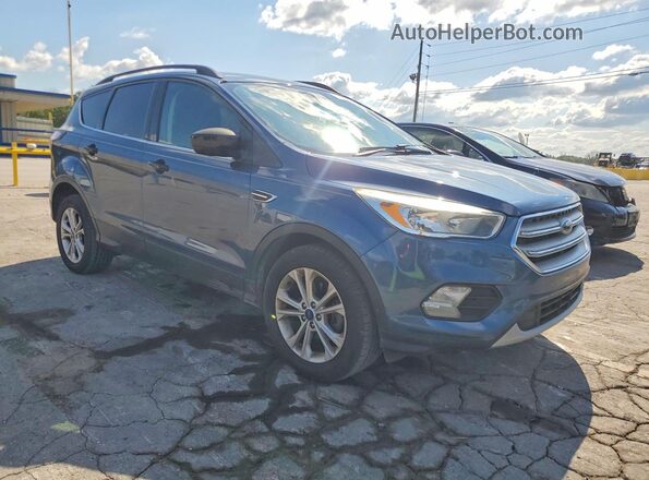 1FMCU0GD9JUA03480 2018 FORD ESCAPE Blue Przód prawy