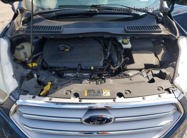 1FMCU0GD9JUA03480 2018 FORD ESCAPE Blue Widok wnętrza z tyłu