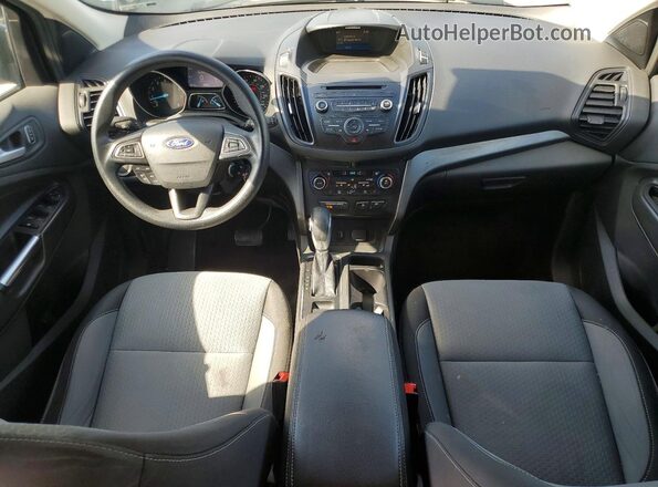 1FMCU0GD9JUA03480 2018 FORD ESCAPE Blue Widok deski rozdzielczej