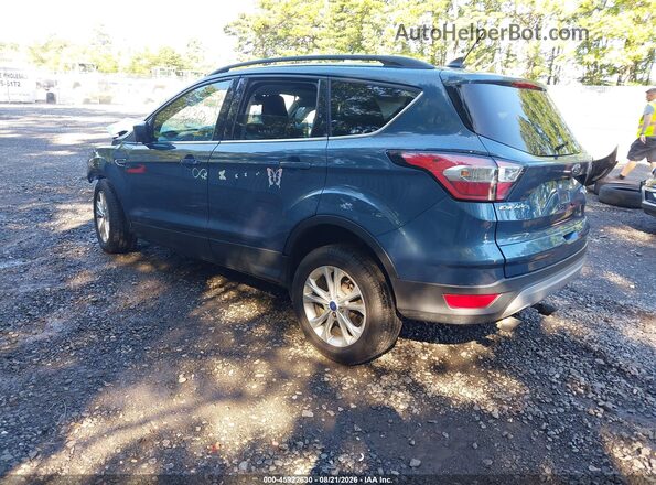1FMCU0GD9JUA40819 2018 FORD ESCAPE Синий Задняя левая четверть