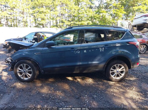 1FMCU0GD9JUA40819 2018 FORD ESCAPE Синий Панорамный вид салона 360°