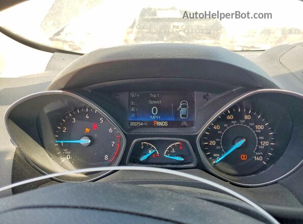 1FMCU0GD9JUA55367 2018 FORD ESCAPE Gray ხელსაწყოთა პანელის ხედი