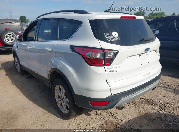 1FMCU0GD9JUB15681 2018 FORD ESCAPE Белый Задняя левая четверть