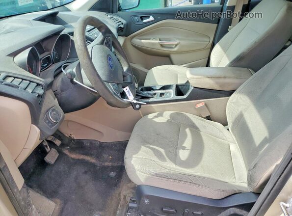 1FMCU0GD9JUB46039 2018 FORD ESCAPE Tan Front interior view