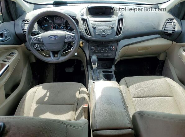 1FMCU0GD9JUB46039 2018 FORD ESCAPE Tan Dashboard view