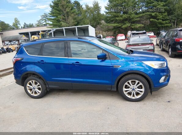 1FMCU0GD9JUB75430 2018 FORD ESCAPE Blue Вид задньої частини салону
