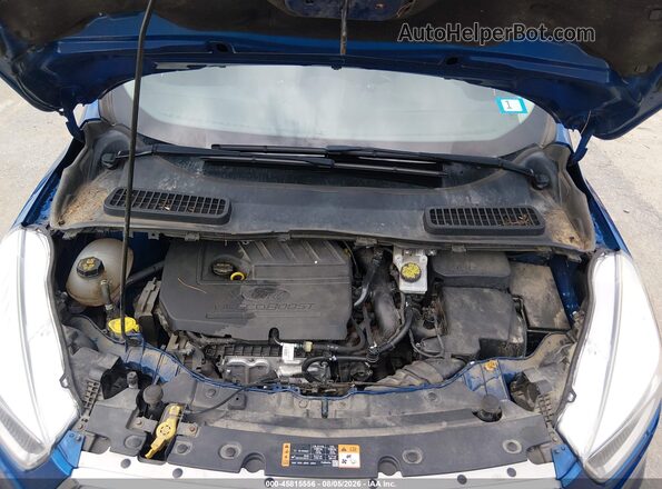 1FMCU0GD9JUB75430 2018 FORD ESCAPE Blue Вид ззаду