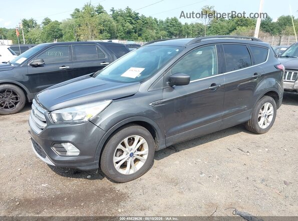 1FMCU0GD9JUC10970 2018 FORD ESCAPE Gray Przód lewy