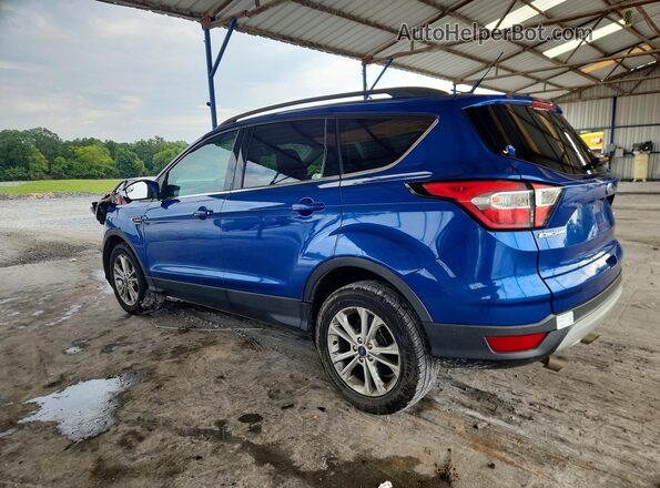1FMCU0GD9JUC88410 2018 FORD ESCAPE Blue Tył lewy