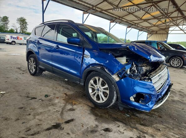 1FMCU0GD9JUC88410 2018 FORD ESCAPE Blue Przód prawy