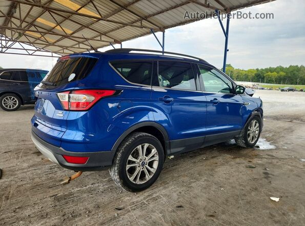 1FMCU0GD9JUC88410 2018 FORD ESCAPE Blue Tył prawy