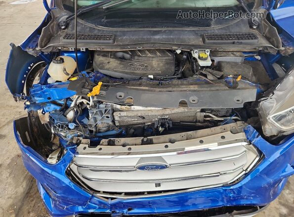 1FMCU0GD9JUC88410 2018 FORD ESCAPE Blue Widok wnętrza z tyłu