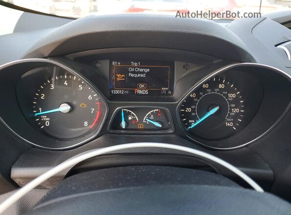 1FMCU0GD9JUD51327 2018 FORD ESCAPE Серый Вид щитка приборов