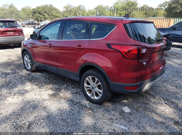 1FMCU0GD9KUA75202 2019 FORD ESCAPE Red Rear left