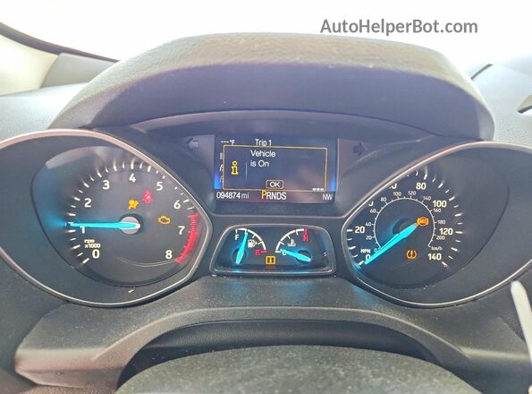 1FMCU0GD9KUB06738 2019 FORD ESCAPE Silver Սարքավորումների վահանակի տեսք