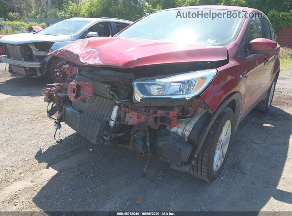 1FMCU0GD9KUB98255 2019 FORD ESCAPE Red წინა ხედი