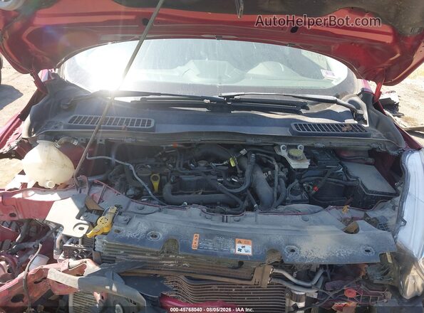 1FMCU0GD9KUB98255 2019 FORD ESCAPE Red უკანა ხედი