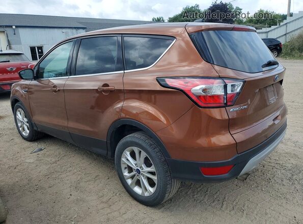 1FMCU0GDXHUC86711 2017 FORD ESCAPE Orange Задня ліва чверть