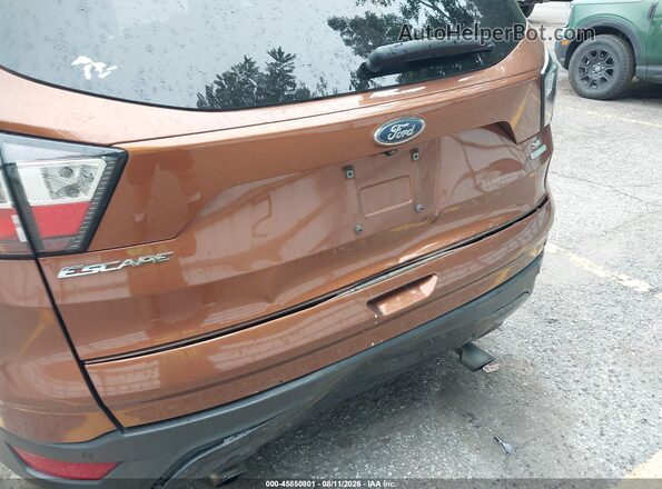 1FMCU0GDXHUD93080 2017 FORD ESCAPE Orange Vista frontal
