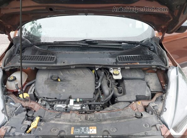 1FMCU0GDXHUD93080 2017 FORD ESCAPE Orange Vista trasera