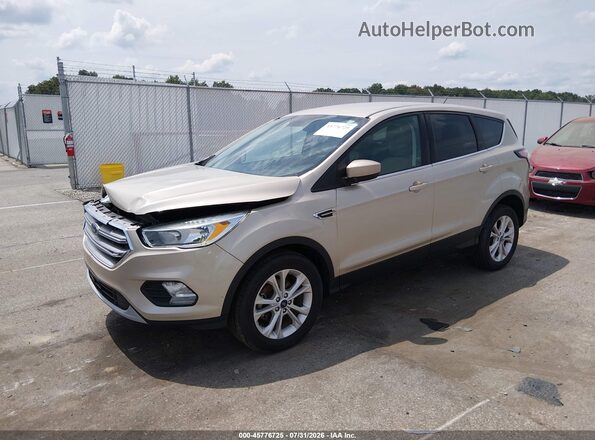 1FMCU0GDXHUE57196 2017 FORD ESCAPE Gold წინა მარცხენა ხედი სამი მეოთხედიდან