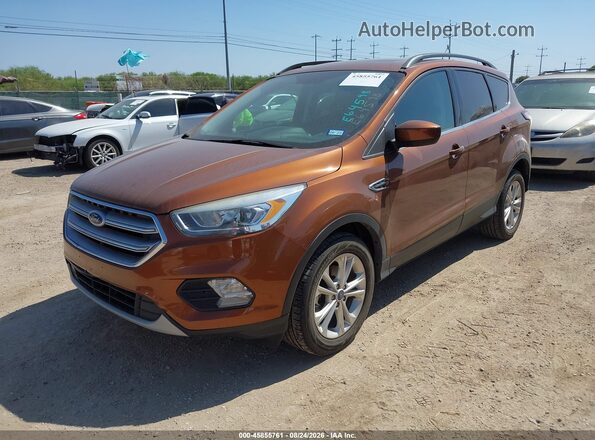 1FMCU0GDXHUE64598 2017 FORD ESCAPE Brown Przód lewy