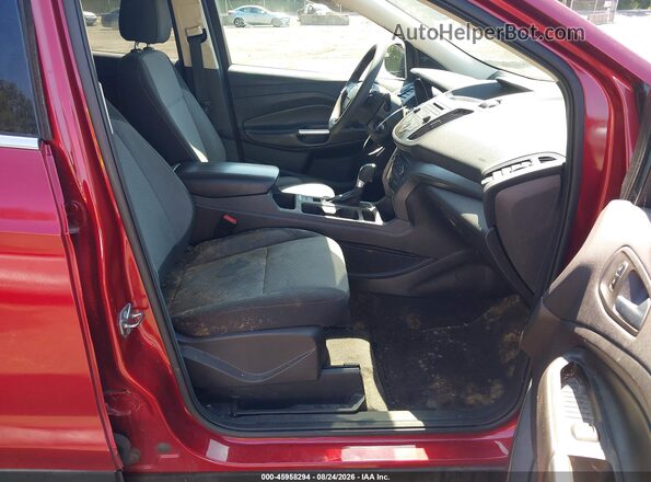 1FMCU0GDXHUE65735 2017 FORD ESCAPE Red წინა სალონის ხედი