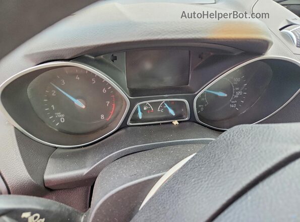 1FMCU0GDXJUA41509 2018 FORD ESCAPE Beige Instrument cluster view