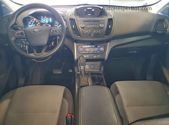 1FMCU0GDXJUA43499 2018 FORD ESCAPE Gray Вид панелі приладів