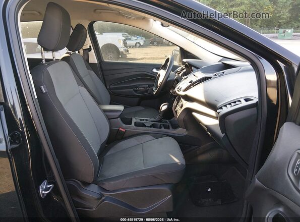 1FMCU0GDXJUB46499 2018 FORD ESCAPE Black Вид салону спереду