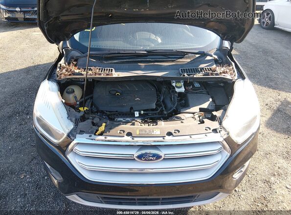 1FMCU0GDXJUB46499 2018 FORD ESCAPE Black Вид ззаду