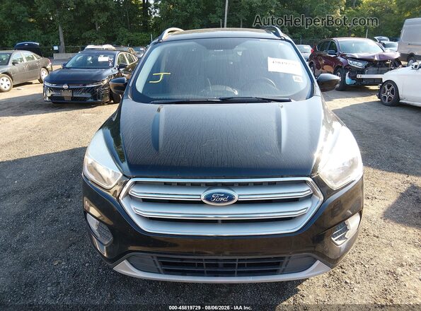 1FMCU0GDXJUB46499 2018 FORD ESCAPE Black Вид щитка приладів