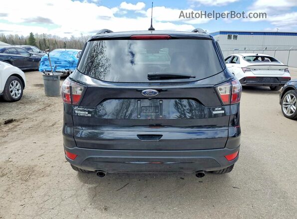 1FMCU0GDXJUB63450 2018 FORD ESCAPE Black უკანა ხედი