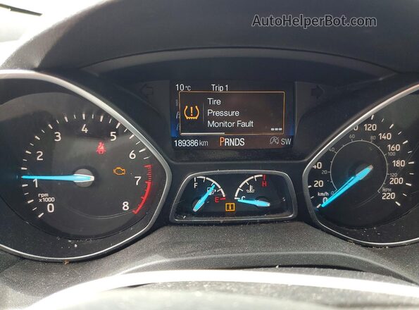 1FMCU0GDXJUB63450 2018 FORD ESCAPE Black ხელსაწყოთა პანელის ხედი