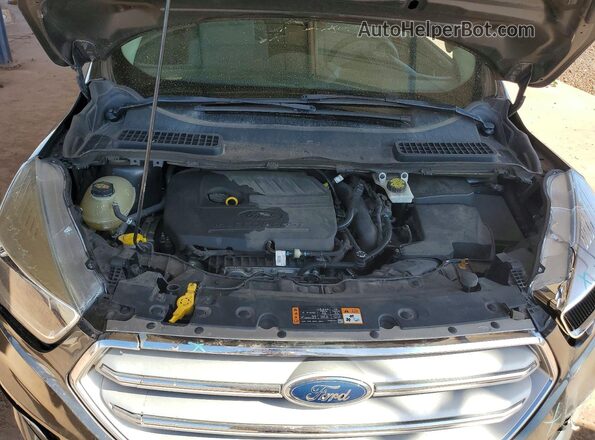 1FMCU0GDXJUC49308 2018 FORD ESCAPE Gray Widok wnętrza z tyłu
