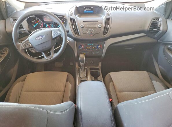1FMCU0GDXJUC49308 2018 FORD ESCAPE Gray Widok deski rozdzielczej