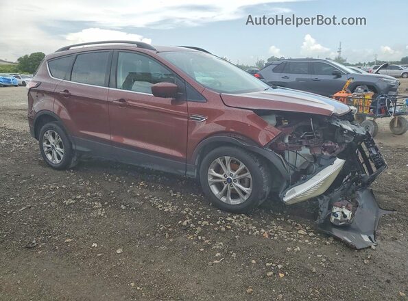1FMCU0GDXJUC95205 2018 FORD ESCAPE Burgundy წინა მარჯვენა