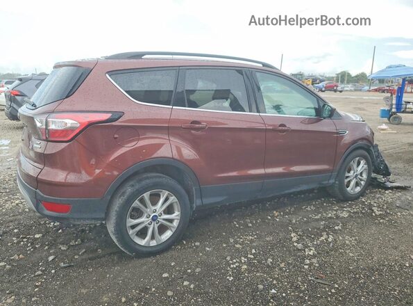 1FMCU0GDXJUC95205 2018 FORD ESCAPE Burgundy უკანა მარჯვენა