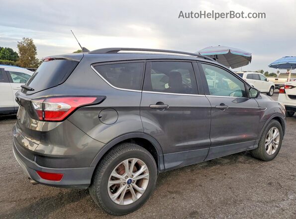 1FMCU0GDXJUD21964 2018 FORD ESCAPE Gray Front view
