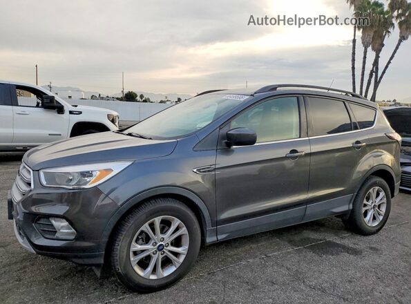 1FMCU0GDXJUD21964 2018 FORD ESCAPE Gray Rear left