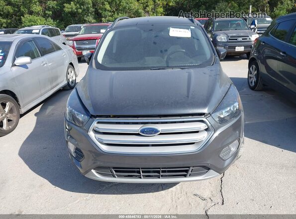 1FMCU0GDXJUD58884 2018 FORD ESCAPE Gray Սարքավորումների վահանակի տեսք