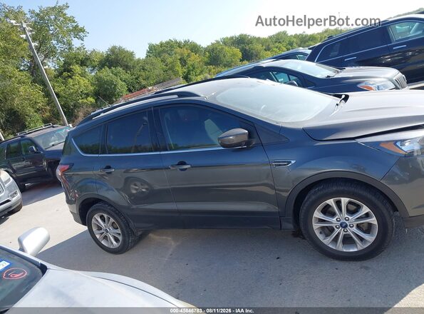 1FMCU0GDXJUD58884 2018 FORD ESCAPE Gray Սալոնի հետևի տեսք